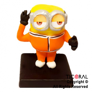 ADORNO MINIONS NARANJA A. PORCELANA FRIA x 1